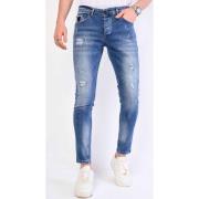 Skinny Jeans Local Fanatic Broek Verfspatten