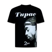 T-shirt Korte Mouw True Rise Tupac Print