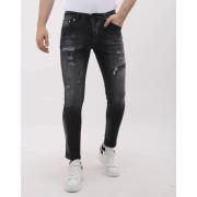 Skinny Jeans Mario Morato Stretch Spijkerbroek Scheuren MMS