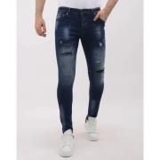Skinny Jeans Mario Morato Strakke Spijkerbroek Jeans Scheuren