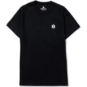 T-shirt Korte Mouw Superb 1982 3500-BLACK