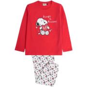 Pyjama's / nachthemden Admas Pyjama broek top lange mouwen Peanuts In ...