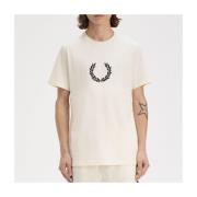 T-shirt Fred Perry TEXTURED LAUREL WREATH T-SH