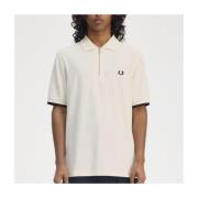T-shirt Fred Perry CREPE PIQUE ZIP NECK