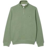 Sweater Lacoste Zip-Up High Neck Interlock Sweatshirt Thyme