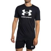 T-shirt Korte Mouw Under Armour Sportstijl logo los T-shirt