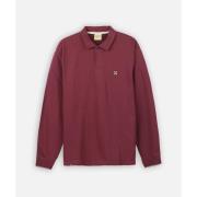 Polo Shirt Lange Mouw Oxbow Effen jersey polo met lange mouwen TIMELES...