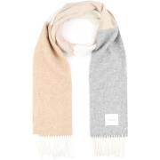 Sjaal Profuomo Sjaal Lamswol Grijs Beige