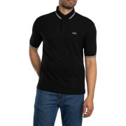 Polo Shirt Korte Mouw EAX Poloshirt met dubbel logo