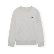 Sweater Autry Embroidered Logo Crewneck Sweatshirt - Grey Melange