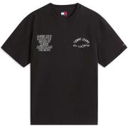 T-shirt Korte Mouw Tommy Jeans Graphic Boroughs T-Shirt Black