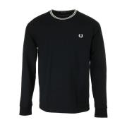 T-shirt Korte Mouw Fred Perry Long Sleeve Twin Tipped Tee Shirt