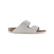 Slippers BIRKENSTOCK Arizona Soft Footbed Suede Antique White