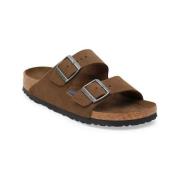 Slippers BIRKENSTOCK Arizona soft footbed suede leather