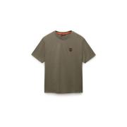 T-shirt Napapijri S-BADGE - NP0A8949-GOA1 TEA LEAF