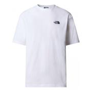 T-shirt The North Face NF0A87NR ESSENTIAL OVERSIZE-FN41 WHITE