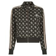 Sweater Guess PEONY TAPED FULLZIP SWEATSHIRT