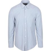 Overhemd Lange Mouw Marc O'Polo Overhemd Streep Lichtblauw