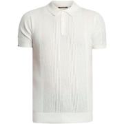 Polo Shirt Korte Mouw Superdry Gebreid poloshirt met korte mouwen