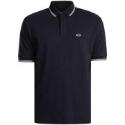 Polo Shirt Korte Mouw EAX Poloshirt met kraaglijnlogo