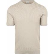 T-shirt Korte Mouw No Excess No-Excess Knitted T-Shirt Clay