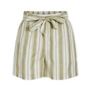 Korte Broek Vila Etni Shorts - Egret/Oil Green