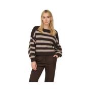 Trui Only Aya Life Knit - Seal Brown/Fungi