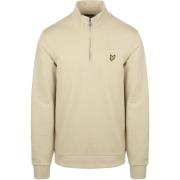 Trainingsjack Lyle And Scott Lyle Scott Sweat Half Zip Greige