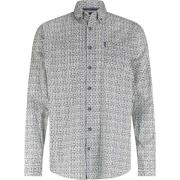 Overhemd Lange Mouw State Of Art Overhemd Leafs Blauw