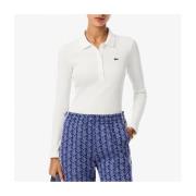 Polo Shirt Lange Mouw Lacoste RIBBED COLLAR SHIRT