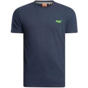 T-shirt Korte Mouw Superdry Essentieel EMB-T-shirt met logo