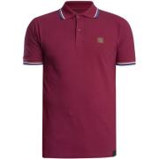 Polo Shirt Korte Mouw Trojan Driekleurig piqué poloshirt met punt