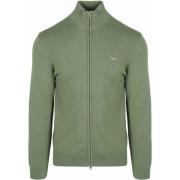 Sweater Gant Vest Groen