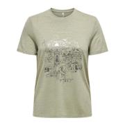 T-shirt Korte Mouw Only -