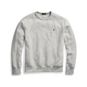 Sweater Polo Ralph Lauren Fleece Crewneck Sweatshirt - Grey Heather