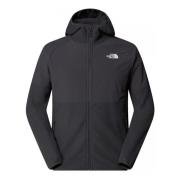 Sweater The North Face NF0A89JJU8M1 M GLACIER HW FZ HD-ASPHG/TNFBK