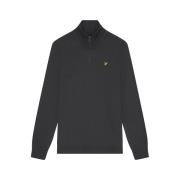 Sweater Lyle &amp; Scott ML2022V LOOPBACK QUARTER ZIP SWEAT-W635 GUNME...
