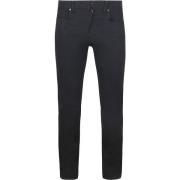 Broek Pierre Cardin Broek Lyon Tapered Print Navy