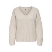 Trui Only Whitney Life Knit - Pumice Stone