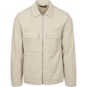 Sweater Marc O'Polo Corduroy Overshirt Ecru