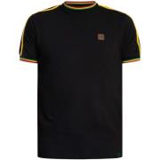 T-shirt Korte Mouw Trojan Driekleurig piqué T-shirt met punt