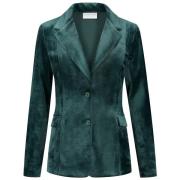 Hydraterend en voedend Helena Hart 7425Uni Blazer Velour Midi Uni Gree...