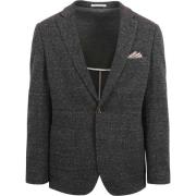 Blazer Suitable Colbert Fame Pied de Poule Antraciet