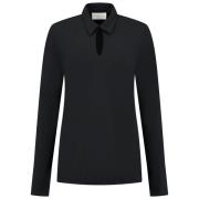 Blouse Helena Hart 7577 Top Nola Transfer Zwart