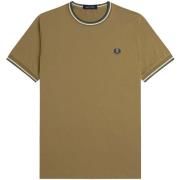 T-shirt Korte Mouw Fred Perry Fp Twin Tipped T-Shirt