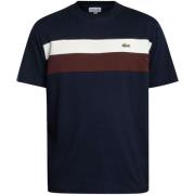 T-shirt Korte Mouw Lacoste Kleurblokken T-shirt