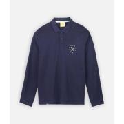Polo Shirt Lange Mouw Oxbow Grafische polo met lange mouwen CIRCLE