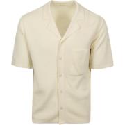 Overhemd Lange Mouw Knowledge Cotton Apparel Knitted Top Off White