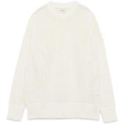 Sweater Amish Crew Neck Over Man Cotton Net Marble