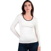 T-Shirt Lange Mouw Admas Top met lange mouwen en ronde hals Canale Con...